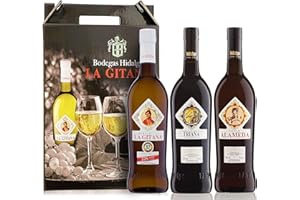Pack 3 Botellas 75 Cl. - Manzanilla La Gitana + Cream Alameda + Pedro Ximenez Triana - Bodegas Hidalgo La Gitana
