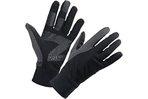 OZERO Gants Chauds d'hiver pour Hommes et Femmes conviennent à l'écran Tactile, Gants Coupe-Vent pour la Conduite sous Le Climat Froid, Le Cyclisme, Le Ski, Le Travail en Plein