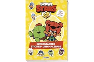 Brawl Stars: Superstarker Sticker- und Malspaß: Sticker- und Malblock