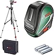 Bosch Cross Line Laser UniversalLevel 3 with Tripod (3x AA Battery, Bag, Working Range: 10 m, Self-Level Time: >4 s, Operating Time: 5 h)