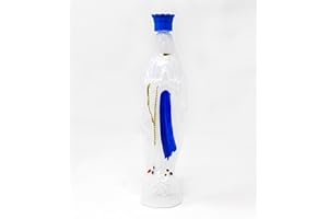 Catholic Gift Shop Large Virgin Mary Plastic Statue Containing Lourdes Holy Water (20cm bottle)