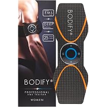 Ceinture Abdominale EMS Bodify – Électrostimulation Musculaire, Renforcez Vos Abdos En 25 Min, 15 Niveaux, Unisexe