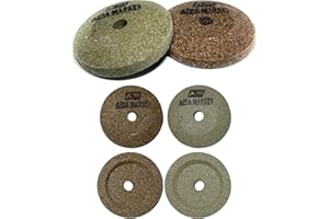 RULEMARKET SMERIGLI PER AFFILATOIO AFFETTATRICE DIAMETRO 40 SPESS.8 FORO 6 COPPIA N°2