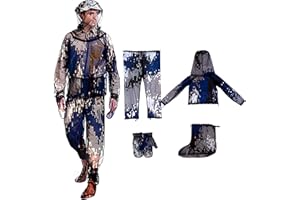 UVAN ART Bug Giacca Mosquito Suit Unisex Ultra-fine di Estate della Maglia dell'insetto di Usura Anti Mosquito Net Repellente Abbigliamento, Leggero No-See-Ums Mesh Jacket Abiti Mosquito Suit