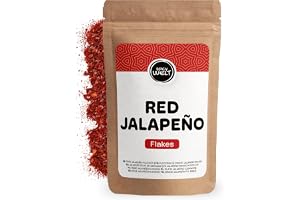 Spicy Welt Röda Jalapeñoflingor (250g) – Torkad Krossad Jalapeño för Tacos, Pizza, Grytor, Sallader, Pasta och Marinader
