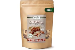 Biojoy Noci Brasiliane Sgusciate Biologiche (500 g), crude, non salate e naturali