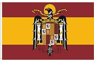 WORLDFLAGS BANDERA DE ESPAÑA REGIMEN FRANCO 1939-1975. CALIDAD RASO PREMIUM 110 GR. TAMAÑO 150X90 CM