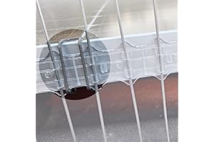 BIRD-TECH TM Crochets Fixations pour Pics Panneaux Solaires (30mm, 180 Unités (Pour 30m - 3 clips par base))