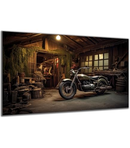 DARO Design Wand-Bild 'Horror Lost Place WC' – 40x30 Cm Auf HDF, Grusel-Deko Für Wohnzimmer Oder Flur