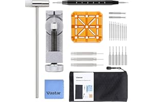 Vastar 29 Stück Uhrenwerkzeug Set, Uhrmacherwerkzeug Set, Uhren Armband Werkzeug dient Zum Entfernen von Uhrenarmband Federsteg, Uhren Werkzeug Zum Wechseln von Uhrgurten