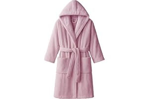 Dorian Home - Accappatoio Uomo e Donna in Spugna con Cappuccio, Tasche, Cintura a Passanti e Gancio in Cotone 100% di Alta Qualità, Durevole e Resistente, Morbido, Assorbente e Lavabile in Lavatrice