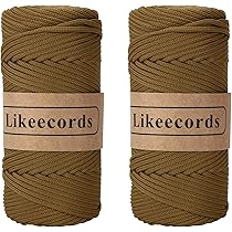 Cordino Per Macramè 4mm X 130m - Poliestere, Per Borse Uncinetto, Appendiabiti, Home Decor, Nero - Foto 9