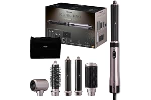 Beurer HT 110 5-i-1 Airstyler, multifunktionell hårstyler för lockar, rakt & volym, skonsam styling för alla hårtyper, keramik-turmalin, jon-teknik, 5 munstycken, kalluftsfunktion