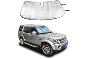 YANER Osłona przeciwsłoneczna na przednią szybę samochodu do Land Rover Discovery 4 LR4 2014-2017 osłona przeciwsłoneczna na przednią szybę, składana odblaskowa osłona przeciwsłoneczna