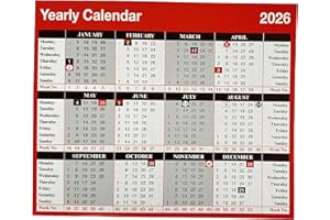 ARTH 2026 Freestanding Desktop yearly Planner