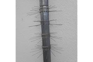 powerpreis24® Edelstahl-Marderabwehrgürtel 4er Set für 4 Fallrohr DN100 Marderschutz Marderschreck Baum Dachrinne