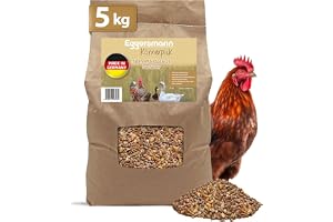 Eggersmann Körnerpick hönsfoder 5 kg kornfoder Basic | Basic kyckling kornfoder fjäderfäfoder – premium kornblandning för kyc