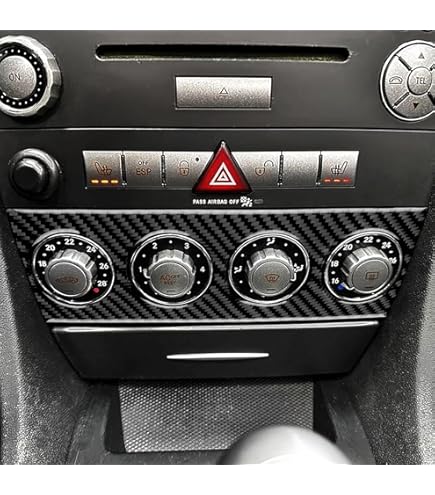 DIYUCAR ABS Chrom Auto Luftauslass Dekorative Rahmen Trim für MB Benz