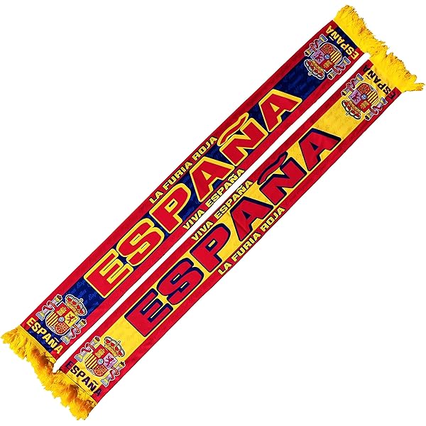 Écharpe De Football Espagne – Championne D'Europe 2008 – Neuve