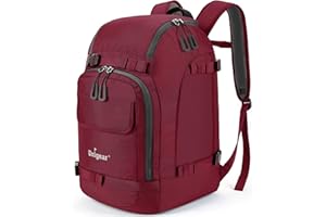 Unigear Ski Boot Backpack, Snowboard Shoes with Helmet Bag, Winter Sports Skiing Skating Rucksack