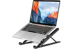 BESIGN LS01 Pro - Soporte ergonómico para Laptop, portátil y Ajustable, Compatible con portátiles de 10 a 15.6 Pulgadas (Negro)