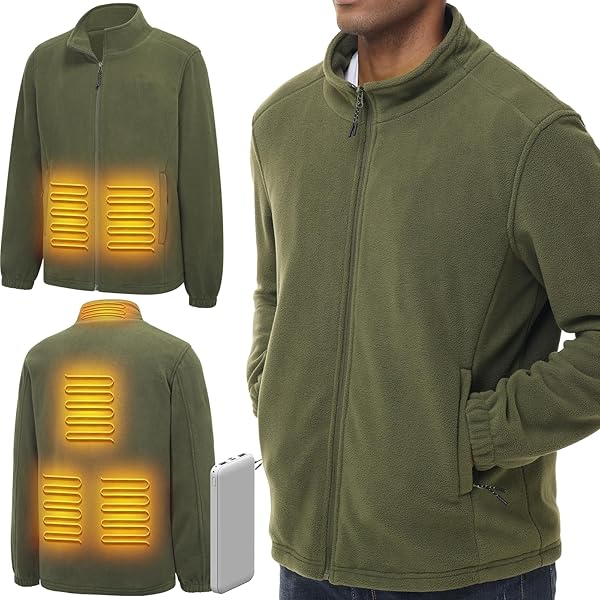 Verwarmd vest, gilet voor heren en dames, microfleece bodywarmer met