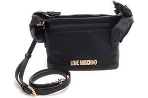 Love Moschino BORSA A SPALLA Donna, Nero, Taglia unica