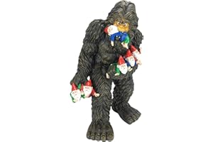 GlitZGlam Piegrande en Miniatura de Tamaño Grande con Gnomos (Bigfoot and Gnomes) para Jardín de Hadas. Figura Grande de Gnomo de Jardín (33.65 cm de Alto) y Accesorios para Jardín de Hadas