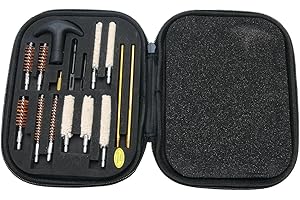 C-FUNN 16Pcs Gun Cleaning Kit Fall Universal Für 22 357 38 40 44 45 9Mm Waffen