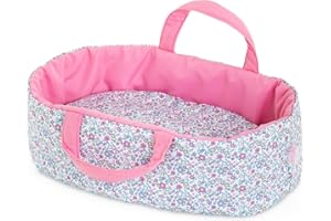 Corolle - Couffin Floral, Accessoire, pour Poupon 30cm, dès 18 Mois, 9000111160