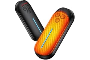 Eyoushow Hand Warmers Rechargeable, 2 Pack, Electric Hand Warmers, 3s Fast Heating with 3 Temperature Settings, 12 Hours Long Lasting, Portable Heater, Ideal Tech Gifts for Men, Women