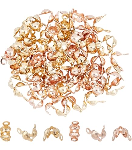 PandaHall 60 stuks 5 mm 304 roestvrijstalen springringen met 30 stuks kreeft klauw sluitingen voor oorbellen, armbanden, kettingen, hangers, sieraden doe-het-zelf knutselen, roségoud
