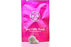 QGW Yoni Detox Pearls Conceive TTC, Yeast Infection, Thrush, Bacterial Vaginosis BV, Candida Balls Treatment for Ladies (1 Pearl)