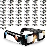 efekol Gafas Eclipse Solar Homologadas - Certificaci&oacute;n CE y EN ISO 12312-2 | Cumple (UE)2016/425, Protecci&oacute;n UV e Infrarrojo,