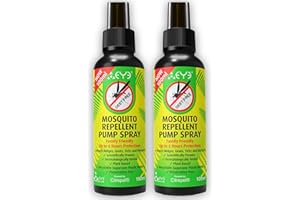 THEYE Insect Repellent Spray Double Pack for Body - 2 x 100% Natural Mosquitot Repellent Spray (Deet Free), No Preservatives or Other Harmful Chemicals - Pump Spray, 2 x 100ml