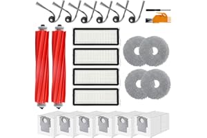 CLOUDARROW Confezione da 24 pezzi di ricambio compatibili con Roborock QV 35A, QV35S, QR 798, QR 598 Robot aspirapolvere accessori