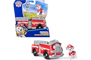 Paw Patrol Patrulla Canina - Camión Bomberos y Figura Marshall - Camión de 15 cm con Figura Marshall - Patrulla Canina Juguetes - 6069058 - Juguetes Niños 3 Años + - Regalo Niño 3 Años +