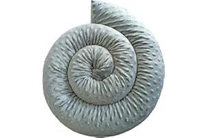 ‎BEBELOO 4L Textil Bebeloo Bettschlange Bettkissen Seitenschläferkissen Nackenrolle Schlafkissen Kuschelschlange Stillkissen Zierkissen Zugluftstopper Body Pillow Minky Oeko-TEX (Grau, 300 cm)