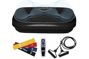 LifePro Waver Mini Vibrationsplatte für das Fitnesstraining– Rüttelplatte für das Ganzkörpertraining– Trainingsgerät für das Ausdauertraining für Gewichtsverlust- Maximal Belastbarkeit 260kg