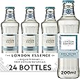 The London Essence, Co. Soda Water, Premium Cocktail Mixer, 200ml, Pack of 24 bottles, No Artificial Colours Preservatives or flavours, Low Calorie