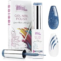 Semipermanenter Nagellack UV/LED Gel 10 Ml – Schwarz, Hohe Präzision Für Nageldesign