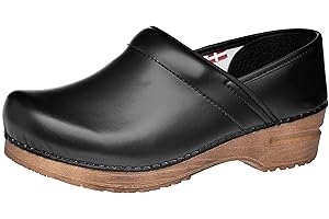 Sanita | Pila Professionale | Zoccoli Artigianali Originali in Pelle Flessibile | Donna | Plantare Anatomico in Schiuma Morbida