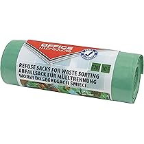 Sacchetti Per Spazzatura ECO 120L - 10 Pezzi, Resistente Per Metall E Plastica, Materiale Riciclato