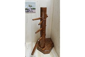 DUMMYMAKER Wing Chun Wooden Dummy Closed Base Corner