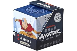 SHASHIBO Avatar The Last Airbender Shape Shifting Box - Award-Winning, Patented Magnetic Puzzle Cube w/ 36 Rare Earth Magnets - Fidget Transforms Into Over 70 Shapes (Avatar - Water)