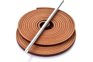 TEELIY Softball- und Baseball-Handschuh-Schnürset – Handschuh aus Leder zum Reparieren von Baseballhandschuhen – Deluxe Relacing – 2 Lederschnürsenkel