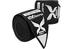 8XSPORTS MOVE ON 8Xsports Boxing Hand Wraps Inner Gloves for Boxing Wraps set - 4.5m Elasticated Thumb Loop Bandages Men Women Under Mitts Boxing Wrist Wraps Protection, Muay Thai MMA Kickboxing