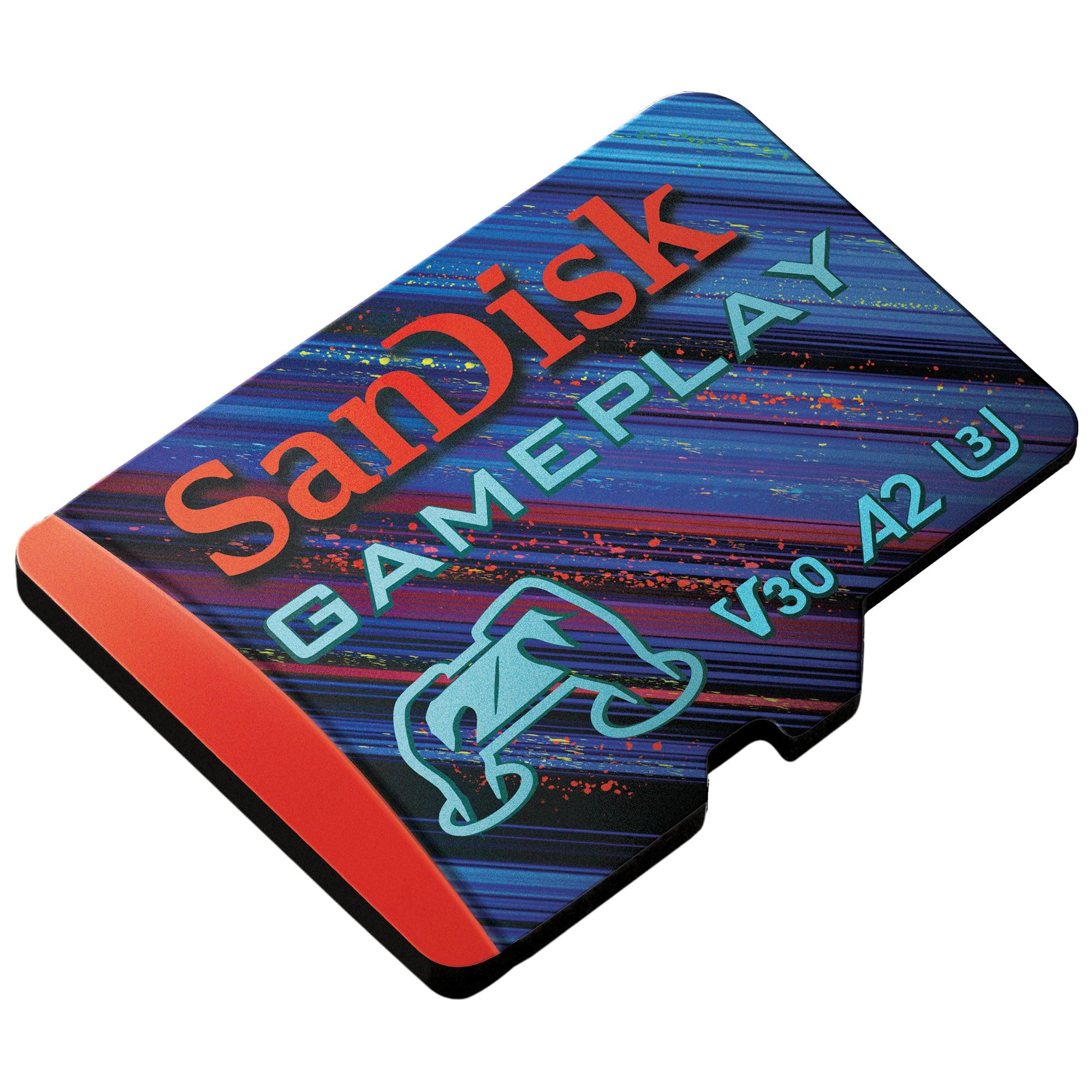SanDisk Gameplay microSDXC UHS-I Card, 256GB Gaming microSDXC, 190MB/s, 130MB/s W, UHS-I, V30, U3, C10