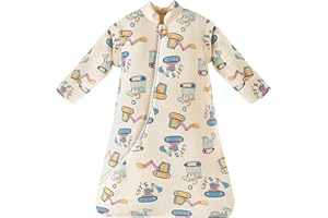 Chilsuessy Sacco nanna invernale per bambini, 2,5 Tog, per tutte le stagioni, per bambini, neonati, escavatori, 2,5 tog, M (75-90 cm)