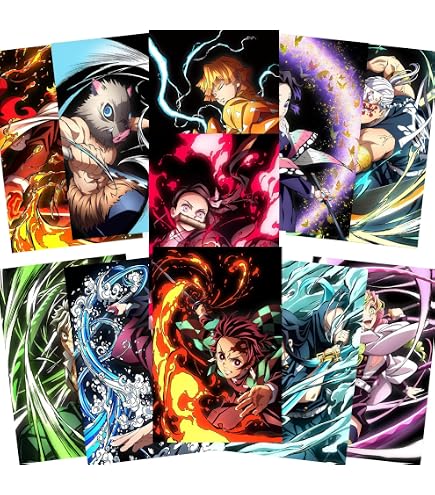 Poster Demon Slayer Tanjiro Et Nezuko - Taille 61 X 91 Cm - Papier 150 G - Licence Officielle - Déco Chambre Ou Salon